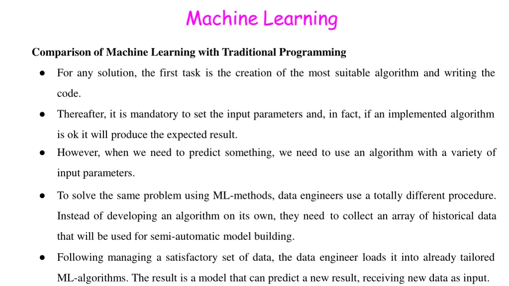 machine learning 8