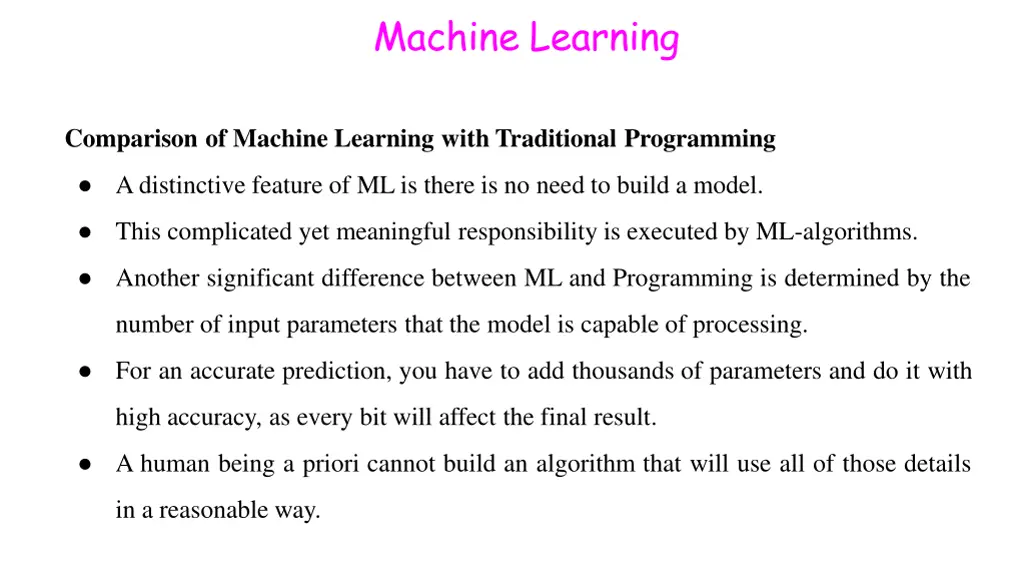 machine learning 9