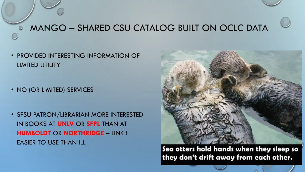 mango shared csu catalog built on oclc data