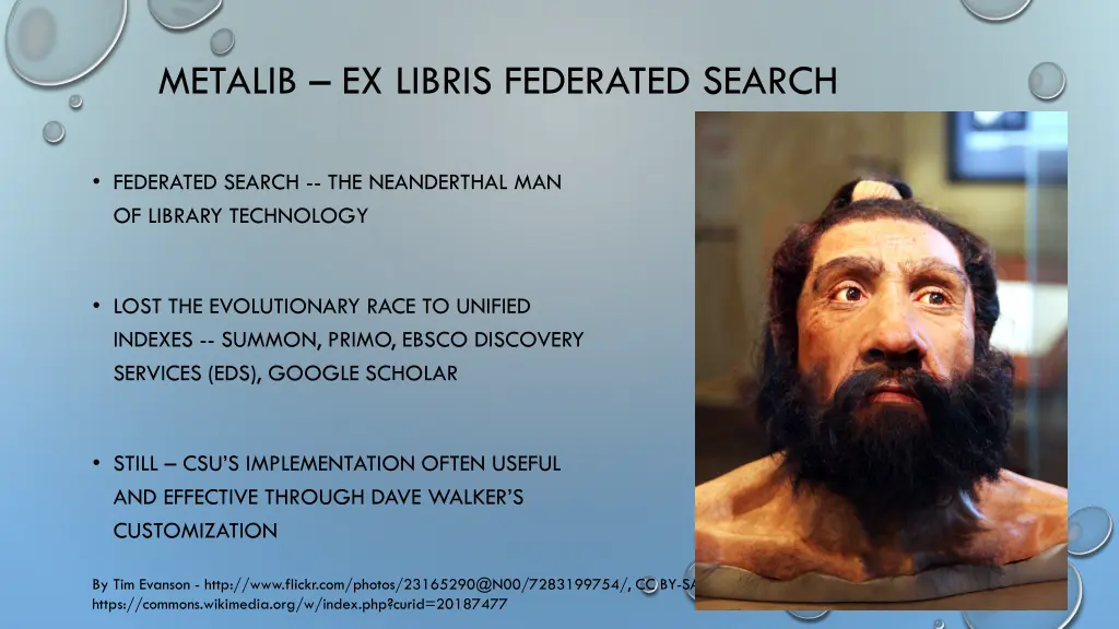 metalib ex libris federated search