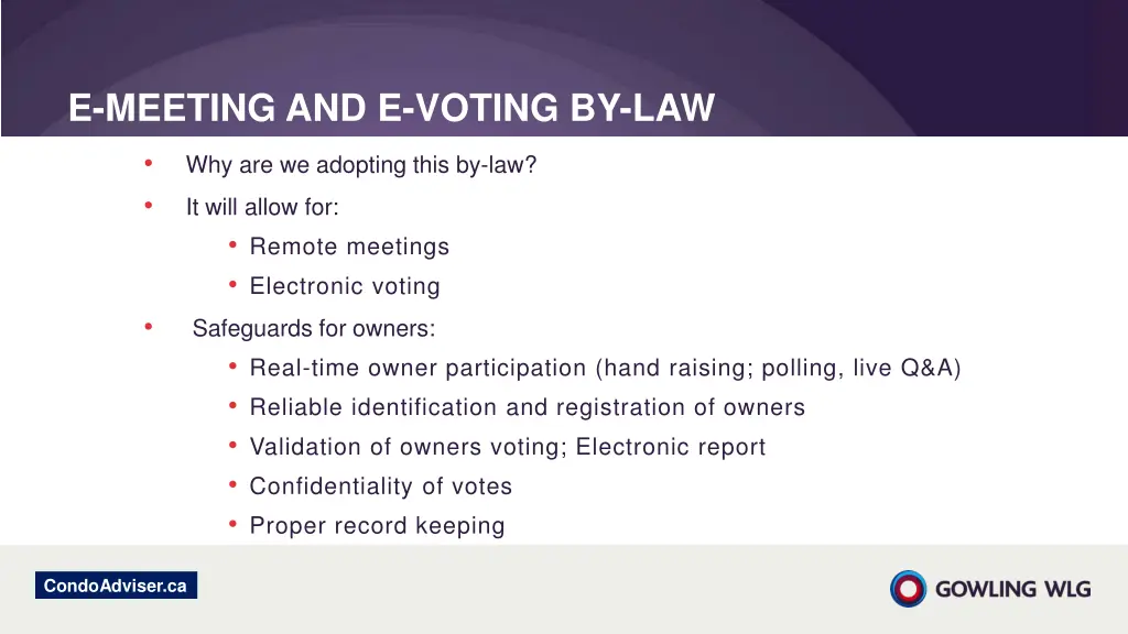 e meeting and e voting by law