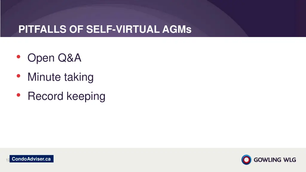 pitfalls of self virtual agms 2