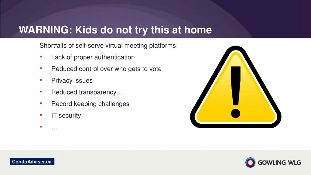 warning kids do not try this at home