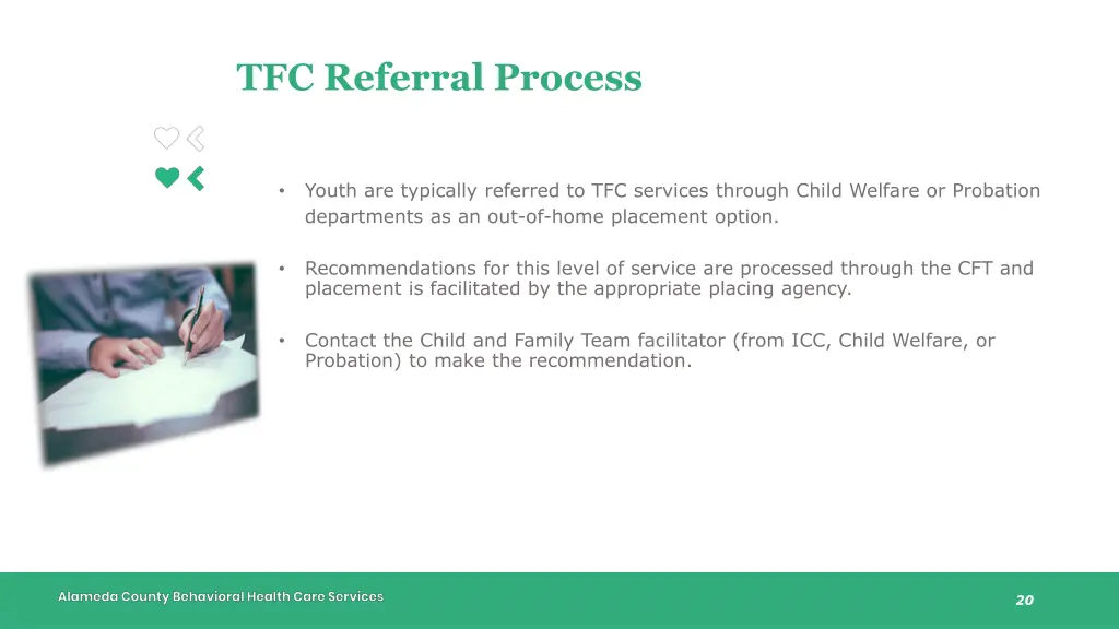 tfc referral process