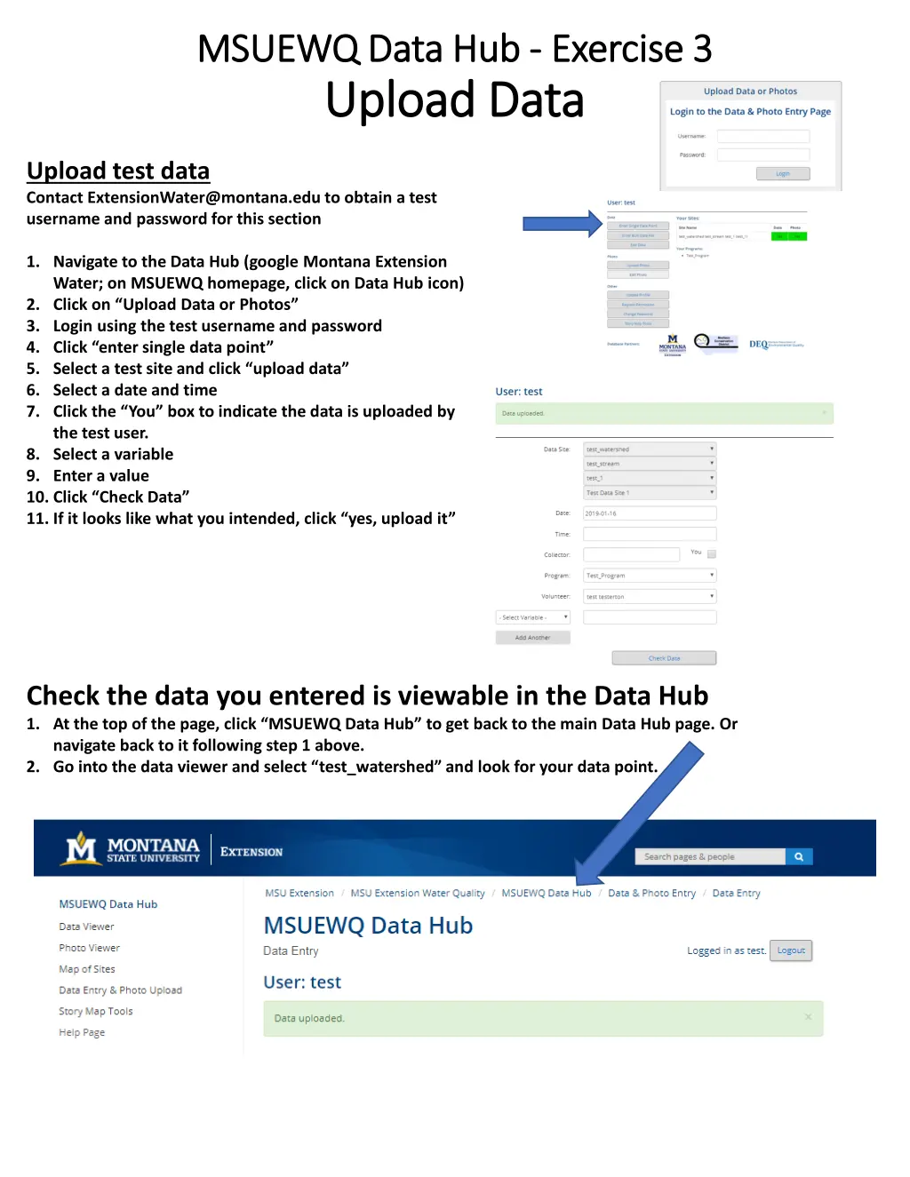 msuewq data hub msuewq data hub exercise 3 upload