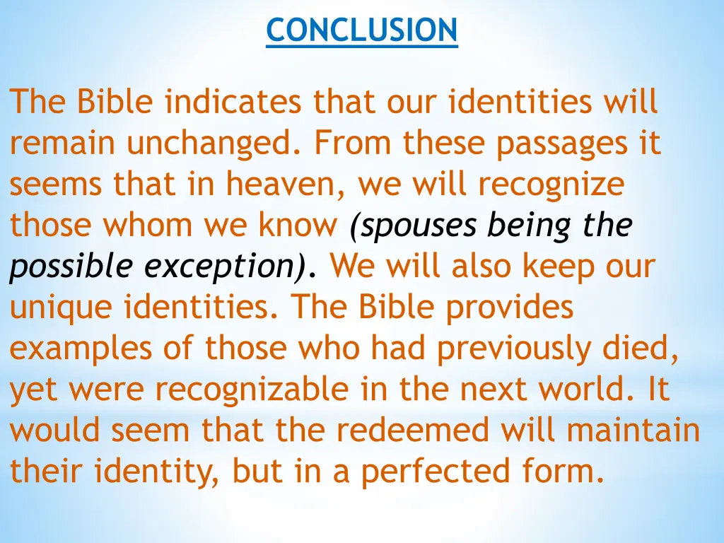 conclusion