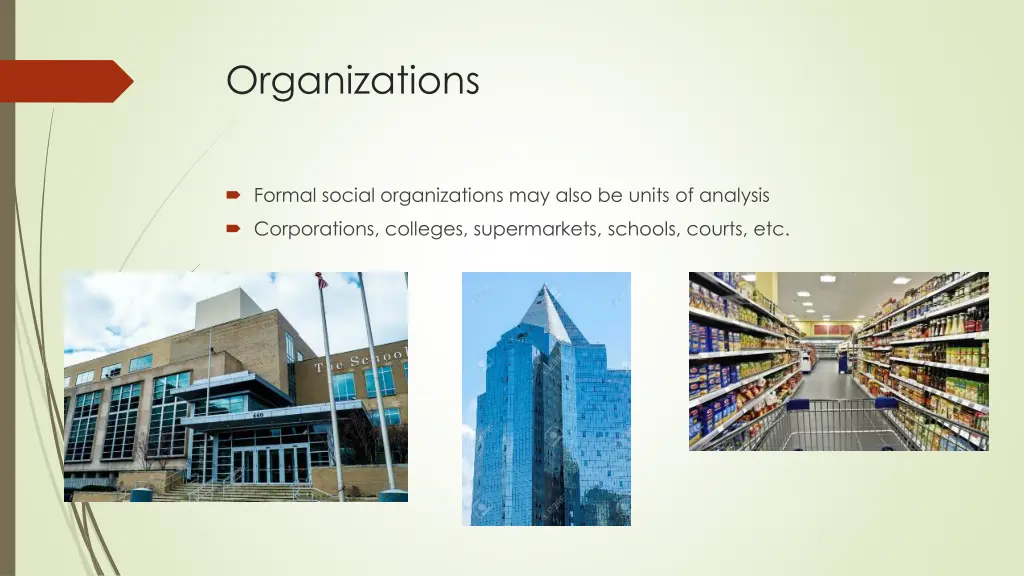 organizations