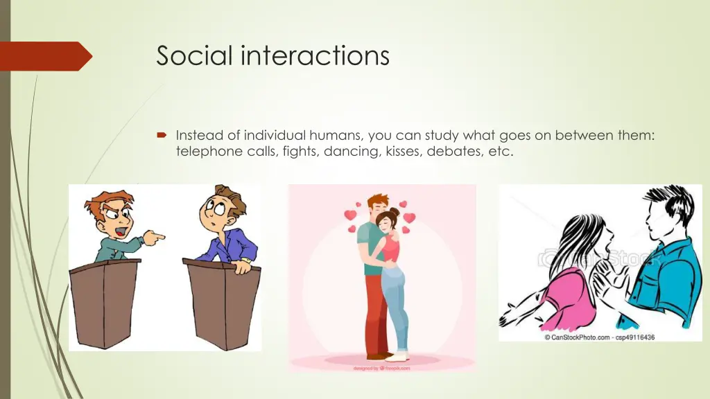 social interactions