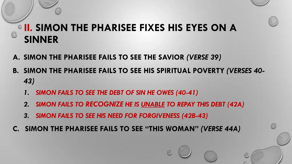 ii simon the pharisee fixes his eyes on a sinner