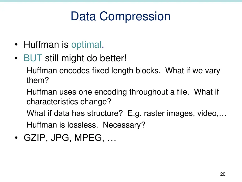 data compression