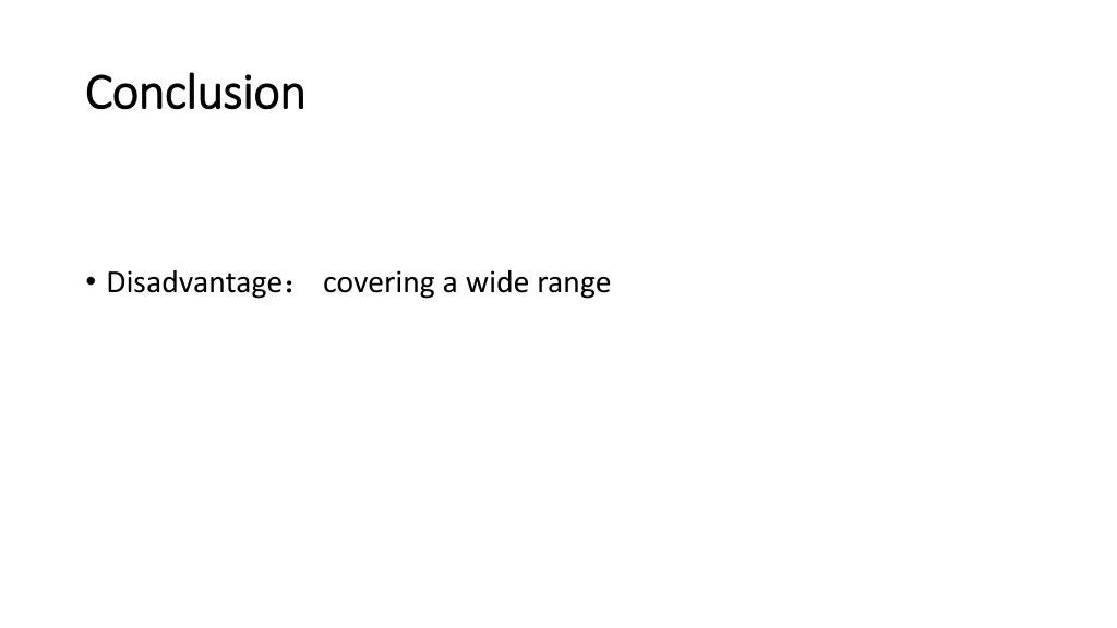 conclusion conclusion
