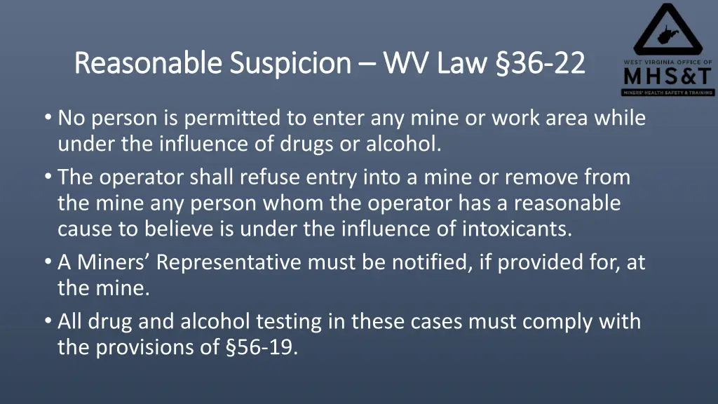 reasonable suspicion reasonable suspicion wv law