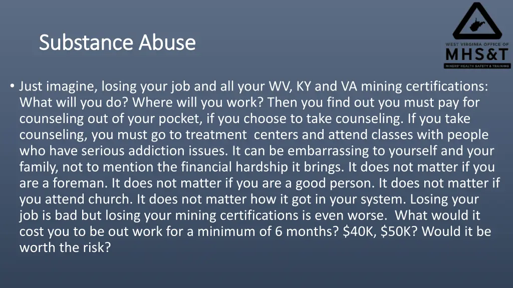 substance abuse substance abuse 1