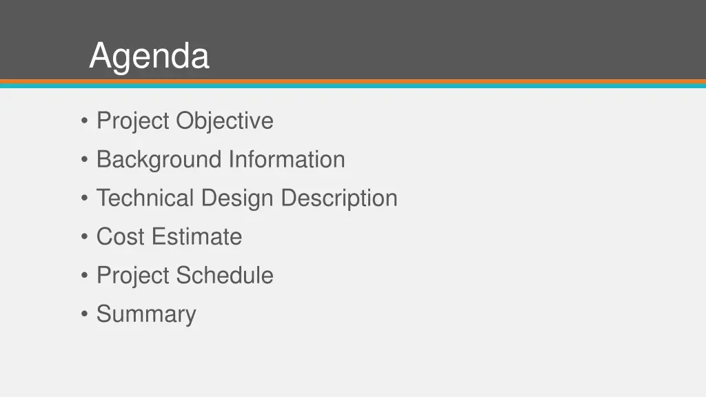agenda