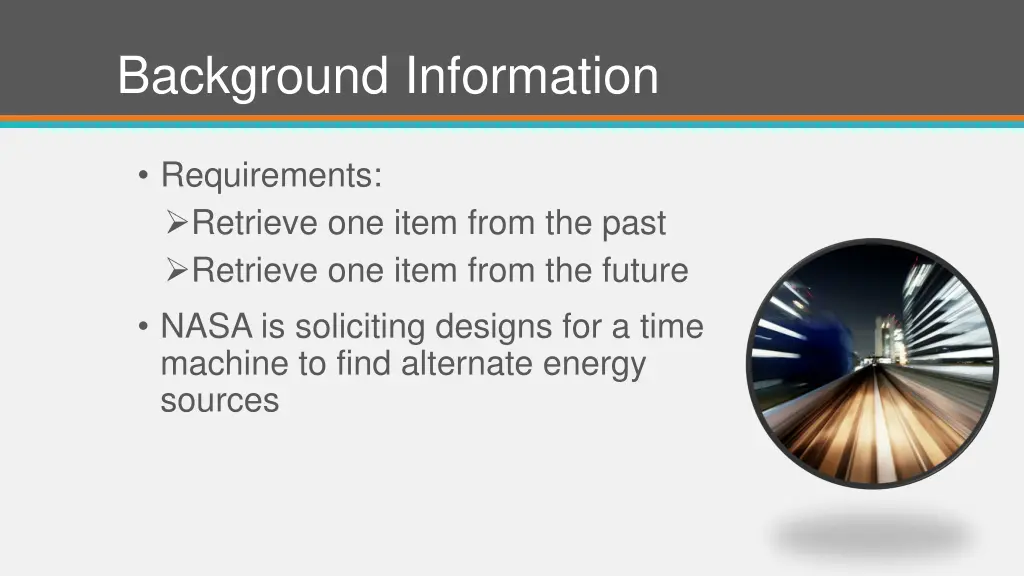 background information