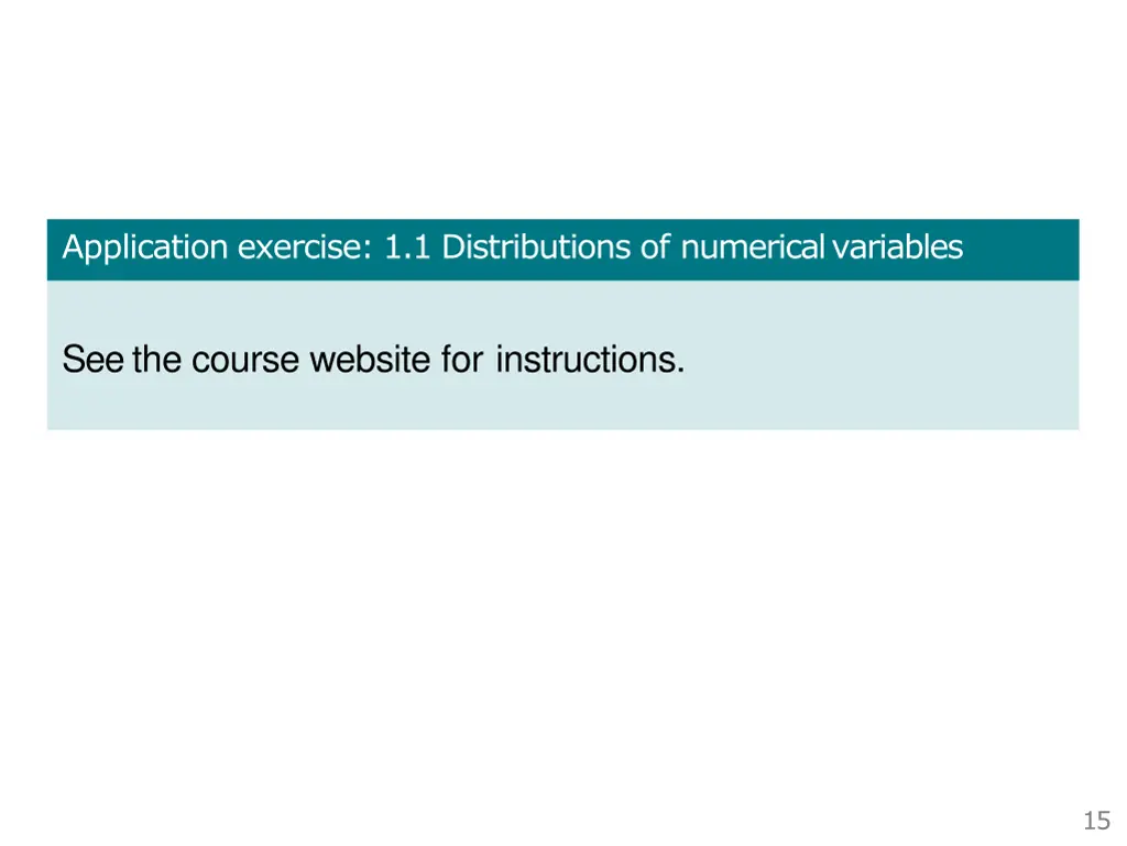 application exercise 1 1 distributions