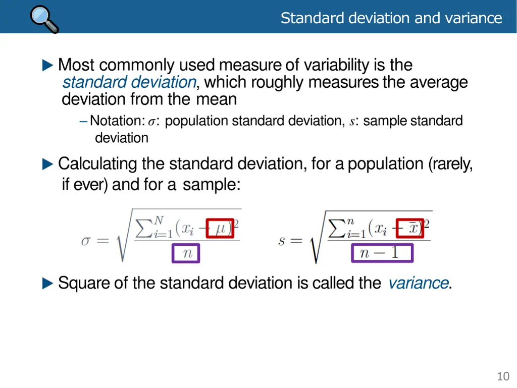 standard deviation and variance 1