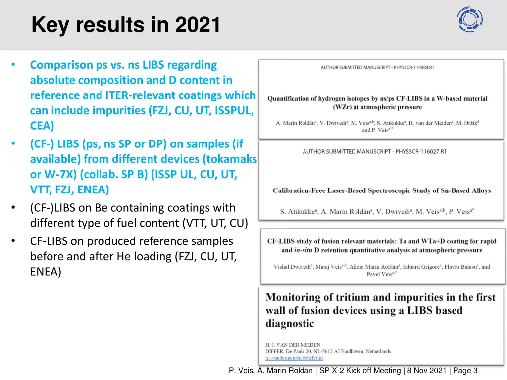 key results in 2021 1