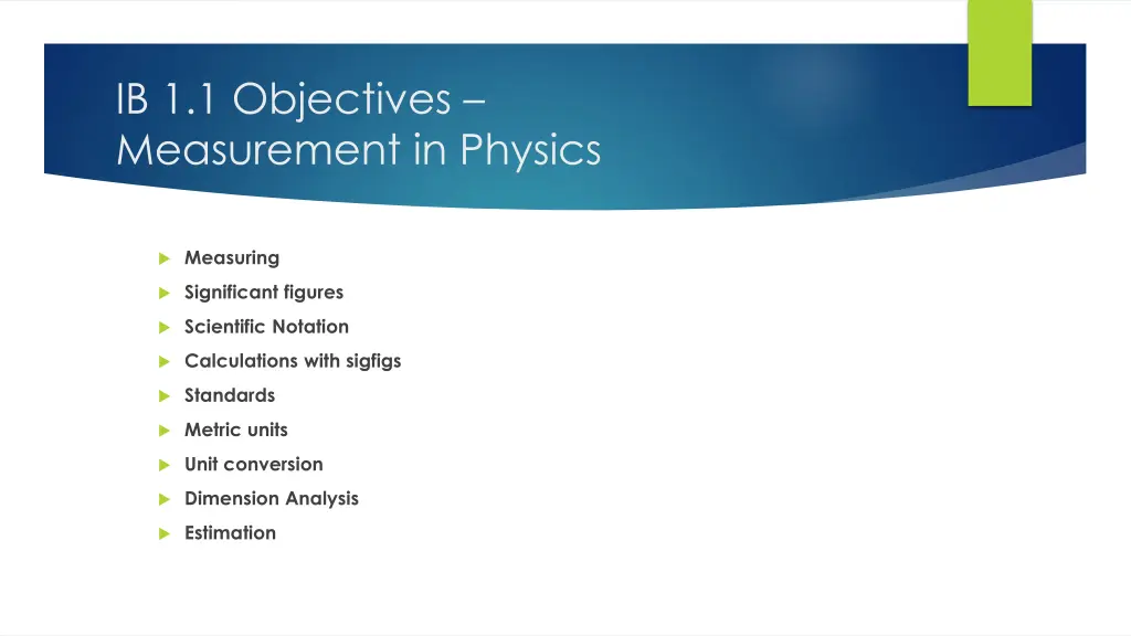ib 1 1 objectives measurement in physics