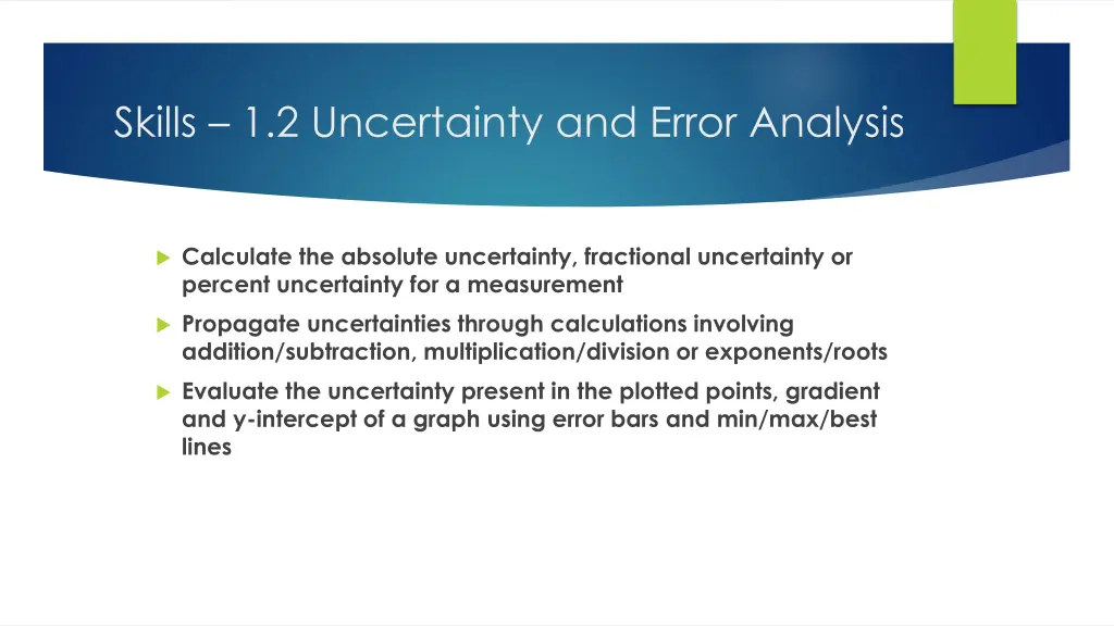 skills 1 2 uncertainty and error analysis 1