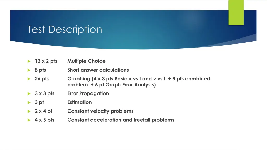 test description