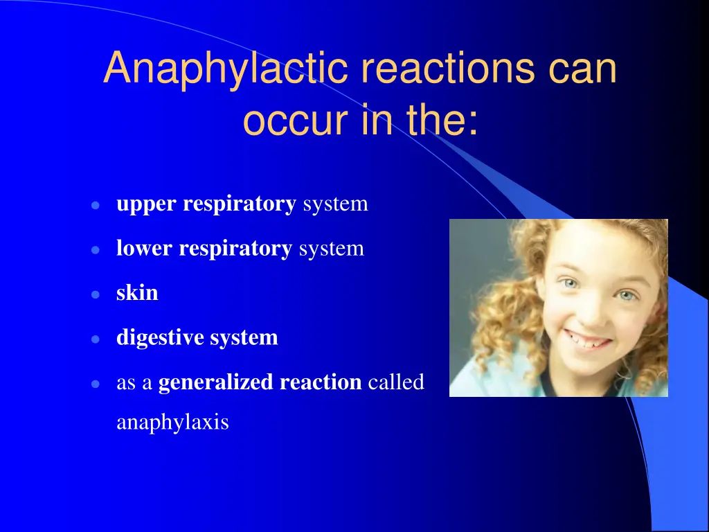 anaphylactic reactions can occur in the