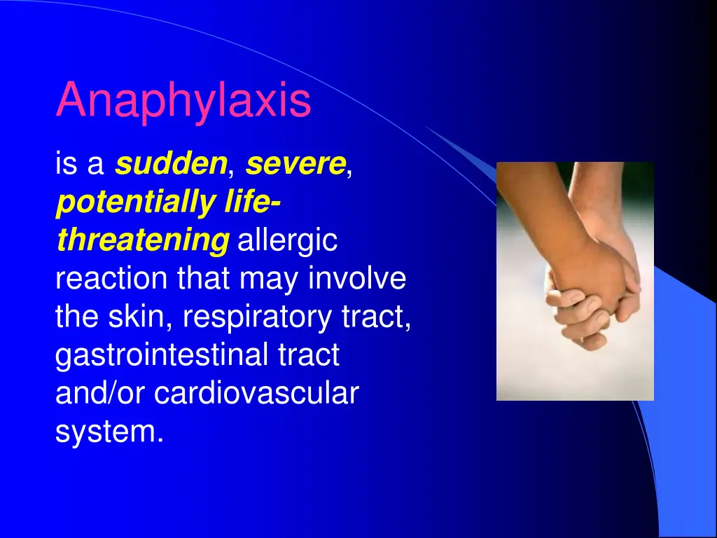 anaphylaxis