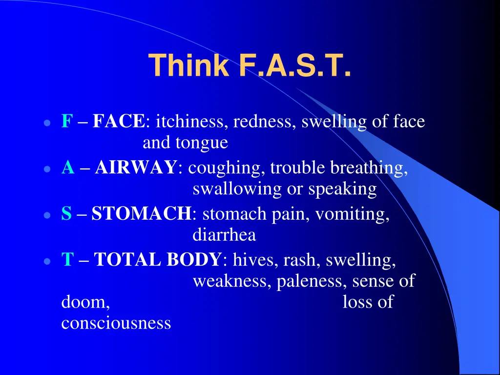 think f a s t