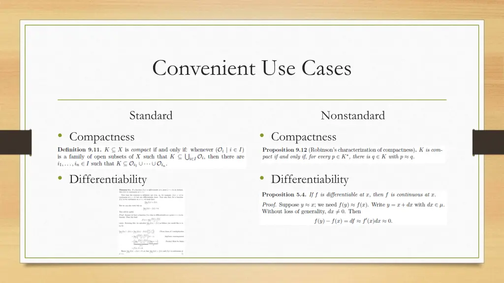 convenient use cases