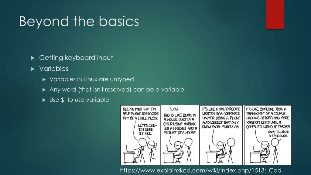 beyond the basics