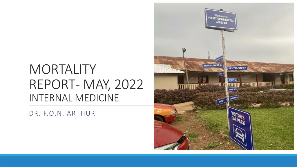 mortality report may 2022 internal medicine
