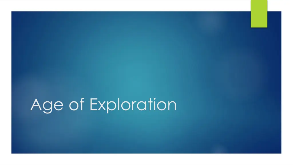 age of exploration