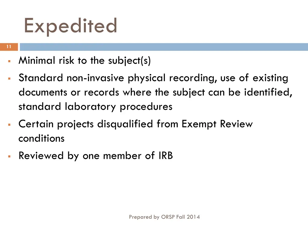 expedited