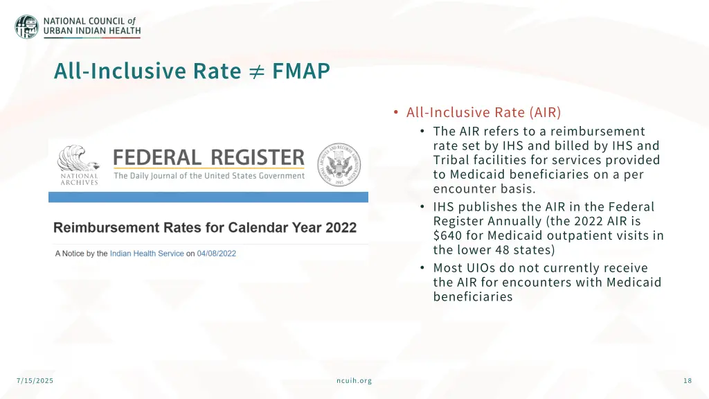 all inclusive rate fmap