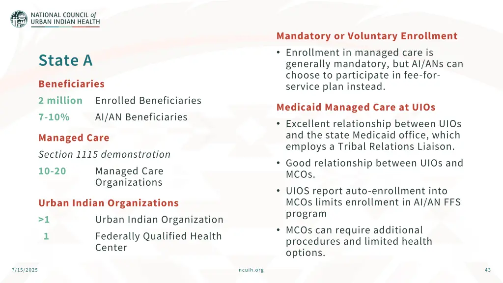 mandatory or voluntary enrollment enrollment