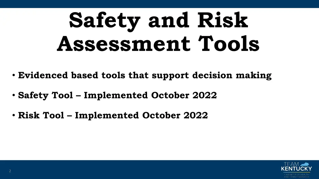safety and risk assessment tools