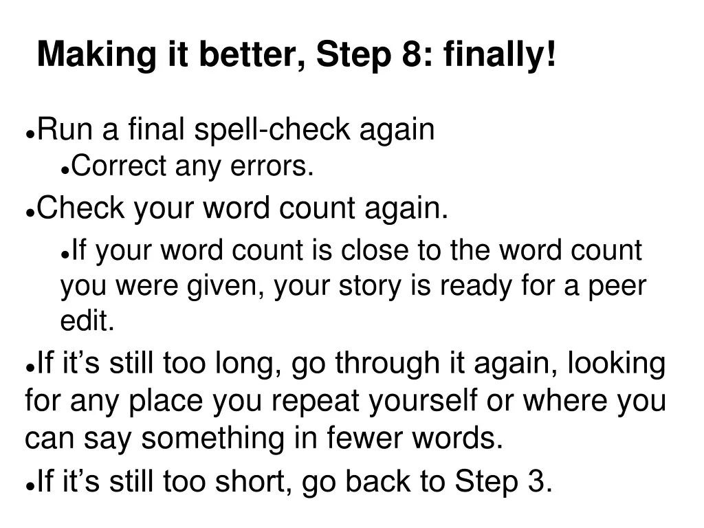making it better step 8 finally