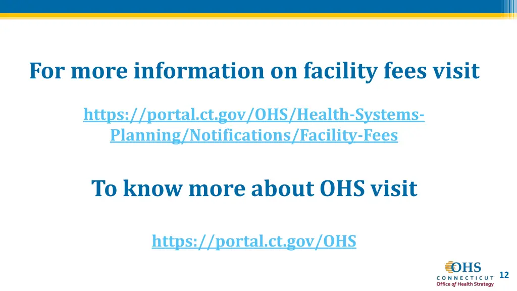 for more information on facility fees visit