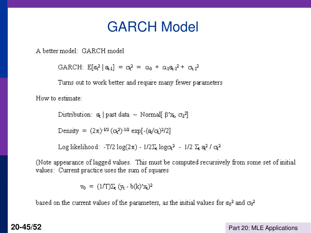 garch model