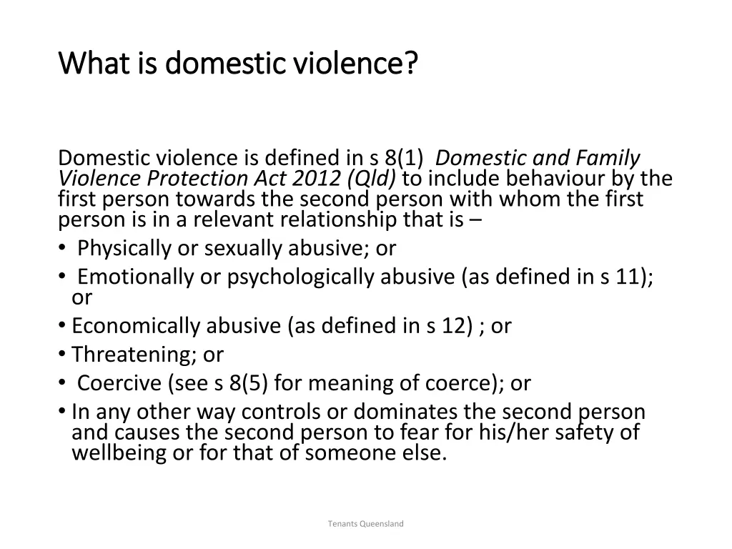 what is domestic violence what is domestic