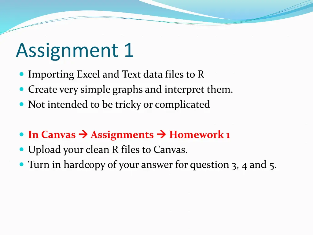 assignment 1