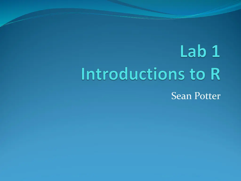 sean potter