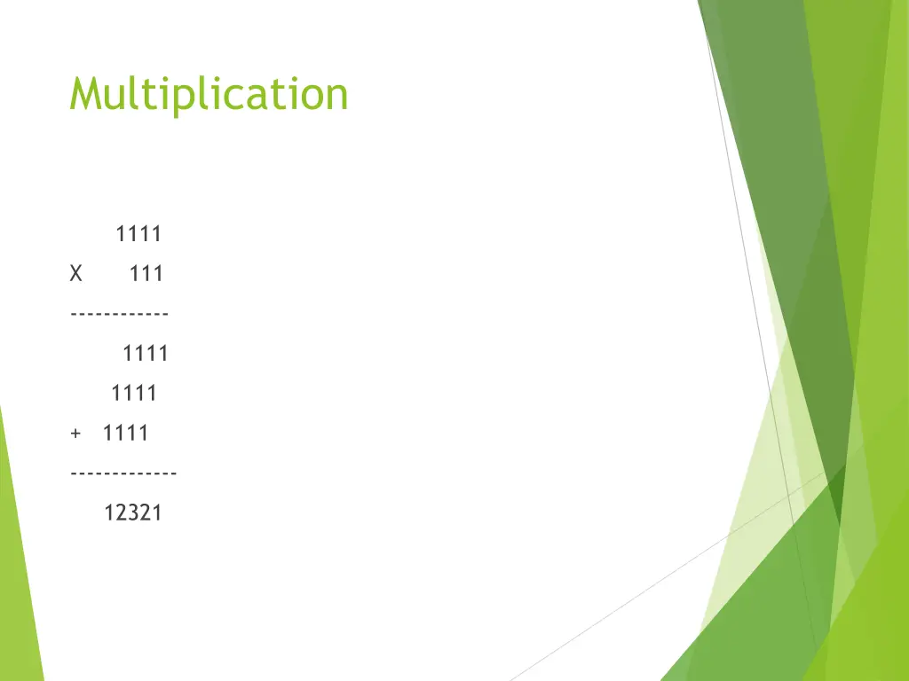 multiplication