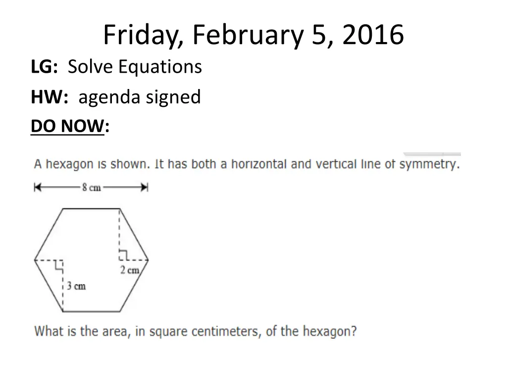 friday february 5 2016 lg solve equations