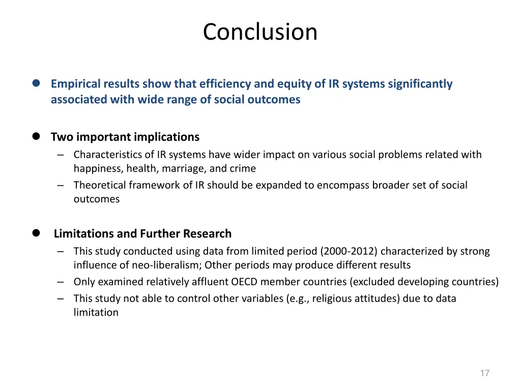 conclusion