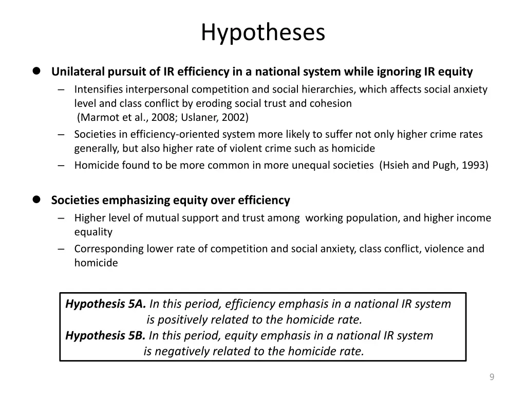 hypotheses 4