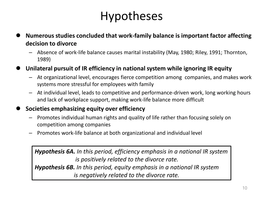 hypotheses 5