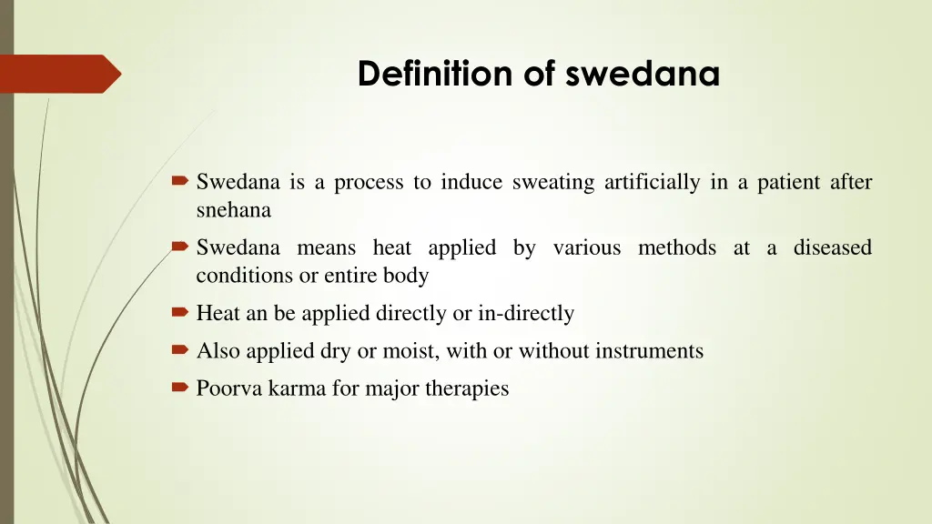 definition of swedana