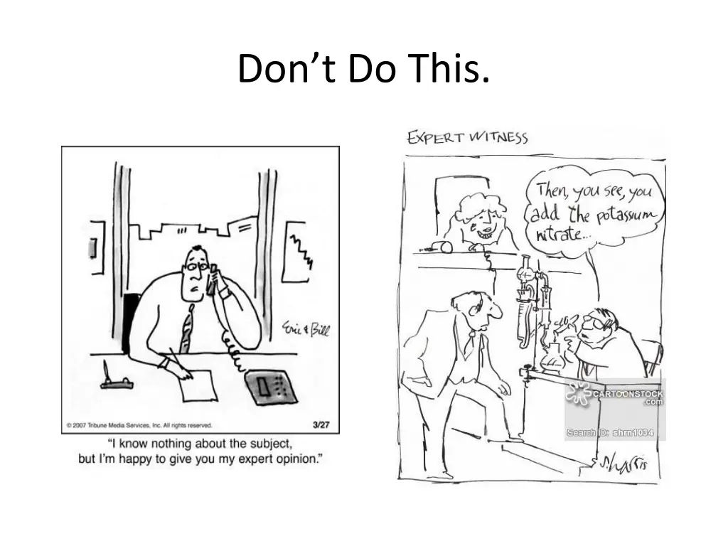 don t do this