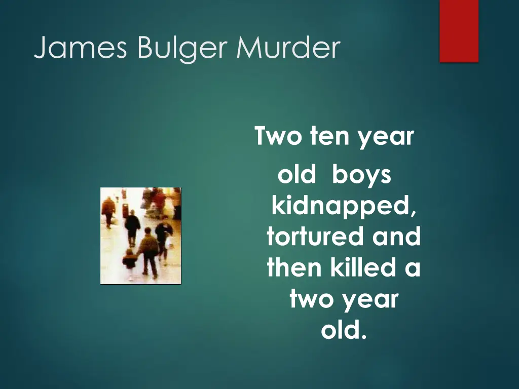 james bulger murder
